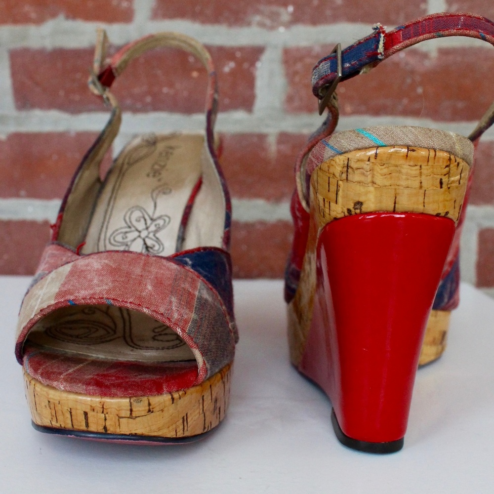 kenzie Wedge Open-Toe Sandal | Size 7 - Picture 7 of 8